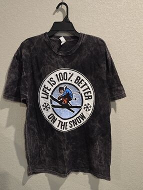NWT Lane Seven Vintage Wash Ski Graphic T-Shirt - XL